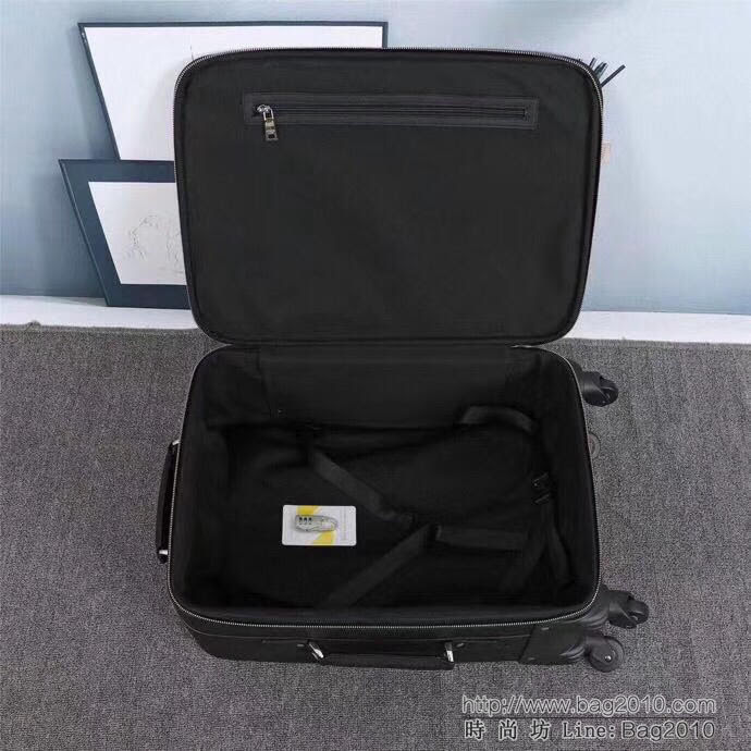 普拉達PRADA 經典款 空少登機箱 商務休閒 輕便方向輪 加厚梯形鋁合金拉杆 16寸登機箱  xbt1023